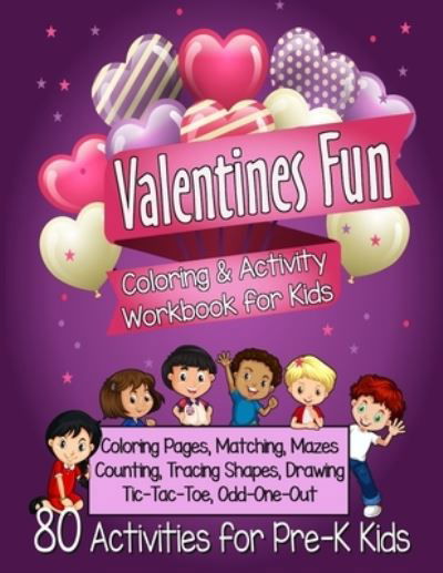 Cover for Cb Rees Press · Valentines Fun Activity Book for Kids Pre-K (Pocketbok) (2020)