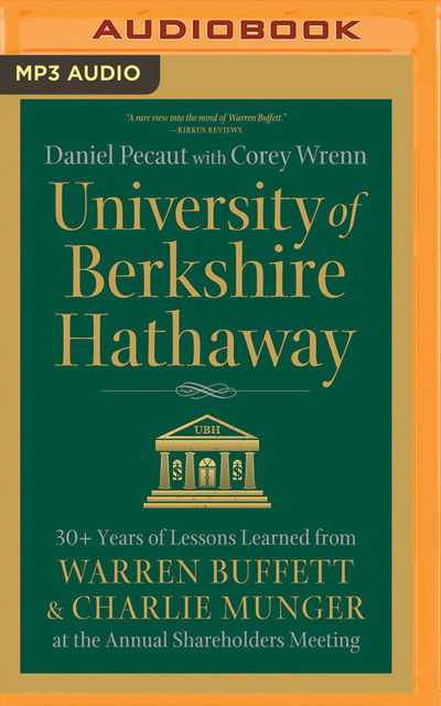 Cover for Daniel Pecaut · University of Berkshire Hathaway (MP3-CD) (2018)