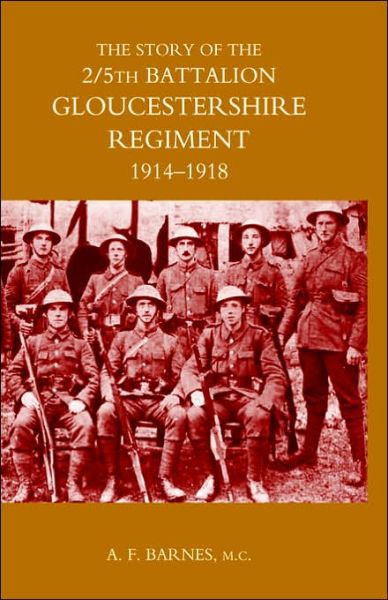 Cover for A F Barnes · Story of the 2/5th Battalion the Gloucestershire Regiment: 1914-1918 (Paperback Book) (2004)