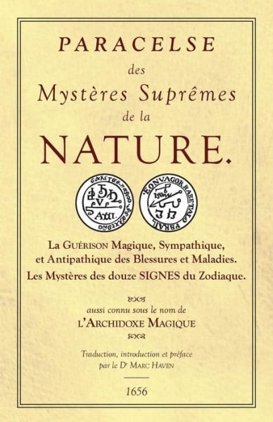 Cover for Paracelse · Les Sept Livres de l'Archidoxe Magique (Pocketbok) (2018)