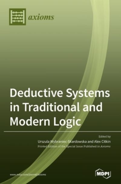 Cover for Alex Citkin · Deductive Systems in Traditional and Modern Logic (Hardcover Book) (2020)
