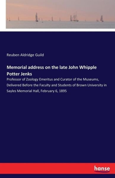 Cover for Guild · Memorial address on the late John (Buch) (2017)