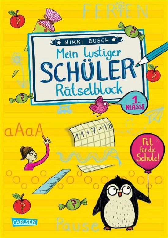 Cover for Busch · Mein lustiger Schüler-Rätselblock (Bog)