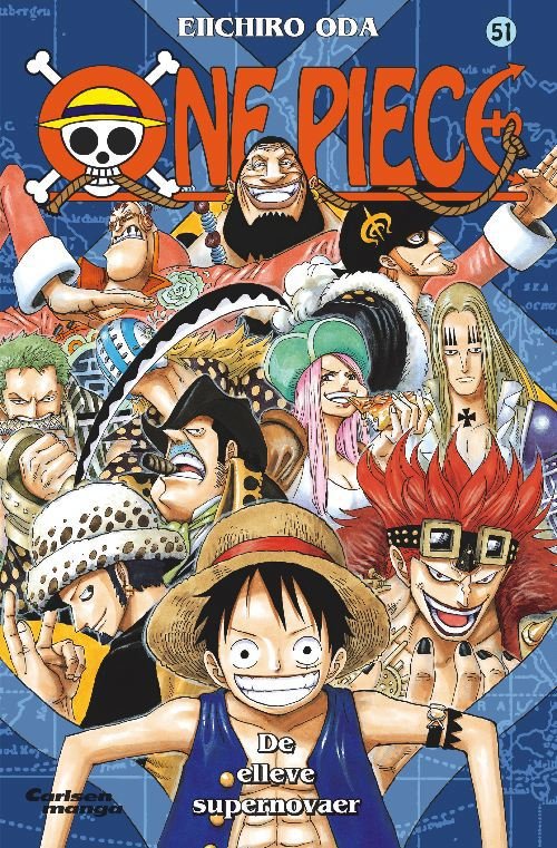 Cover for Eiichiro Oda · One Piece: One Piece 51 - De elleve supernovaer (Paperback Bog) [1. udgave] (2010)