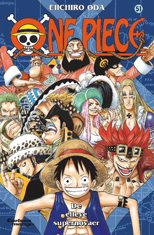 One Piece: One Piece 51 - De elleve supernovaer - Eiichiro Oda - Books - Carlsen - 9788762659582 - September 3, 2010