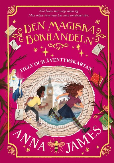 Den magiska bokhandeln: Den magiska bokhandeln: Tilly och äventyrskartan - Anna James - Livros - HarperCollins Nordic - 9789150965582 - 30 de setembro de 2021