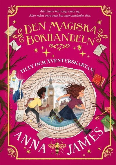 Cover for Anna James · Den magiska bokhandeln: Den magiska bokhandeln: Tilly och äventyrskartan (Inbunden Bok) (2021)
