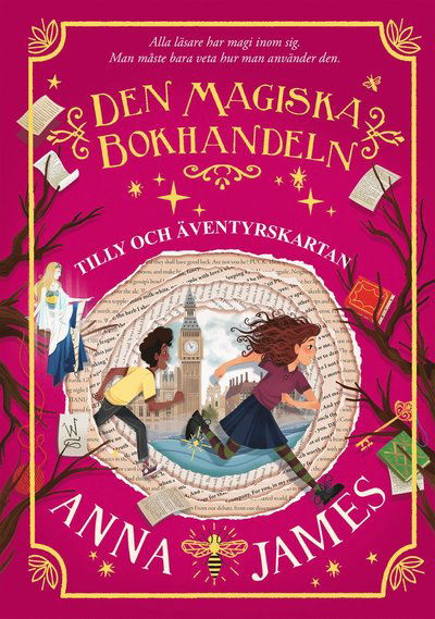 Den magiska bokhandeln: Den magiska bokhandeln: Tilly och äventyrskartan - Anna James - Livros - HarperCollins Nordic - 9789150965582 - 30 de setembro de 2021