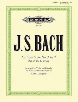 Air D-Dur - Johann Sebastian Bach - Boeken - Peters, C. F. Musikverlag - 9790014056582 - 