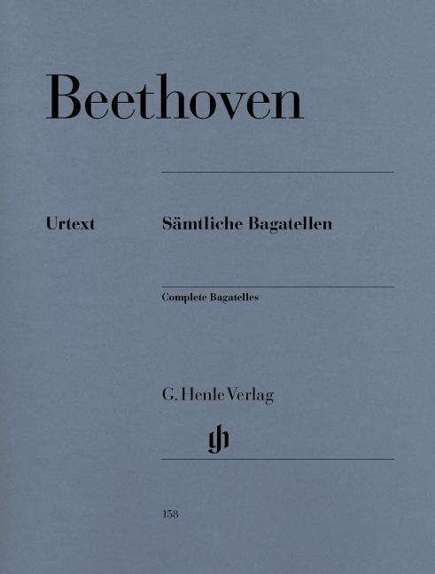 Cover for Beethoven Lv · Smtliche Bagatellen (N/A) (2018)