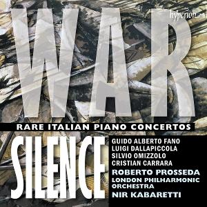 Cover for Prosseda, Roberto &amp; London Philharmonic Orchestra &amp; Nir Kabaretti · War Silence - Rare Italian Piano Concertos (CD) (2025)