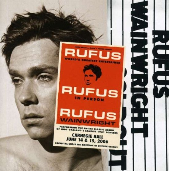 Cover for Rufus Wainwright · Rufus Wainwright - Rufus Does Judy Live At Carnegie Hall (CD) (2007)
