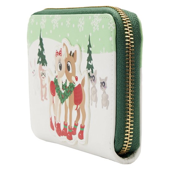 Cover for Loungefly · Loungefly The Nightmare Before Christmas: Rudolph The Red Nosed Reindeer - Rudolph Merry Couple Zip (MERCH)