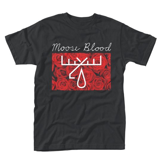 Cover for Moose Blood · Roses (T-shirt) [size L] [Black edition] (2016)