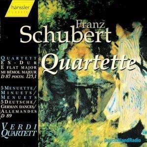 Cover for Franz Schubert · Verdi Quartet - Quartett (CD)