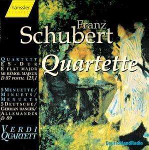 Verdi Quartet - Quartett - Franz Schubert - Musik - HANSSLER CLASSIC - 4010276008583 - 