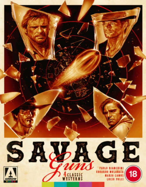 Cover for Savage Guns: Four Classic Westerns Vol. 3 (Blu-ray) (2025)