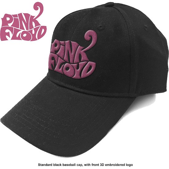 Pink Floyd Unisex Baseball Cap: Retro Swirl Logo - Pink Floyd - Mercancía - ROCK OFF - 5056170668583 - 