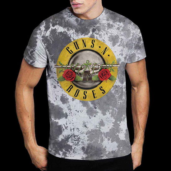 Cover for Guns N Roses · Guns N' Roses Unisex T-Shirt: Classic Logo (Wash Collection) (T-shirt) [size M] [White - Unisex edition]