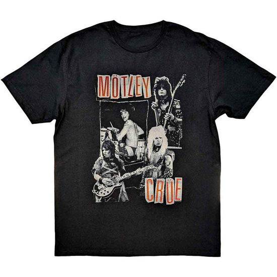 Motley Crue Unisex T-Shirt: Vintage Punk Collage - Mötley Crüe - Gadżety -  - 5056561086583 - 