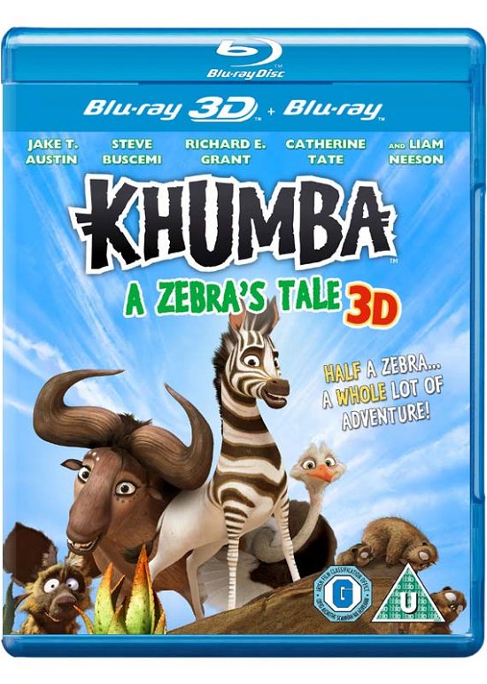Cover for Khumba · Khumba - A Zebras Tale - 3D (Blu-ray) (2014)