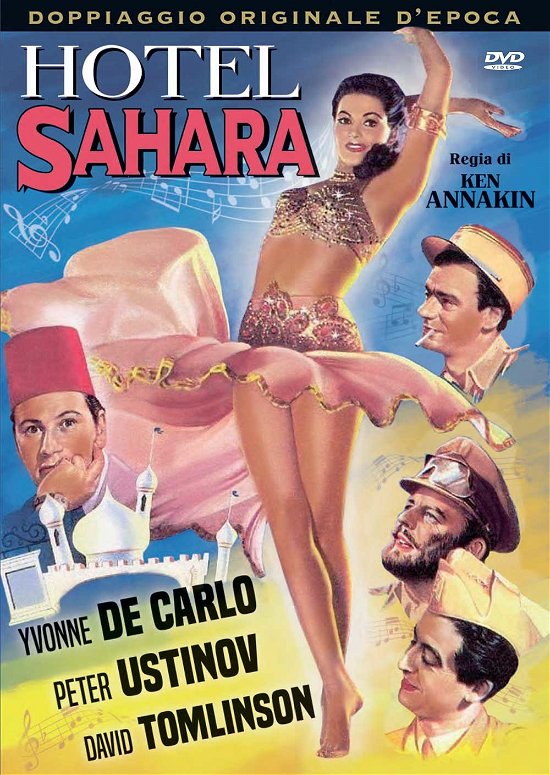 Cover for Yvonne De Carlo,david Tomlinson,peter Ustinov · Hotel Sahara (DVD) (2017)