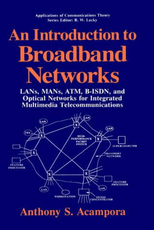 Cover for Anthony S. Acampora · An Introduction to Broadband Networks: LANs, MANs, ATM, B-ISDN, and Optical Networks for Integrated Multimedia Telecommunications - Applications of Communications Theory (Hardcover Book) [1994 edition] (1994)