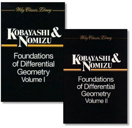 Cover for Shoshichi Kobayashi · Foundations of Differential Geometry, 2 Volume Set - Wiley Classics Library (Paperback Book) (2009)