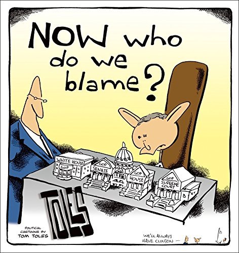 Cover for Tom Toles · Now Who Do We Blame?: Political Cartoons by Tom Toles (Taschenbuch) (2005)