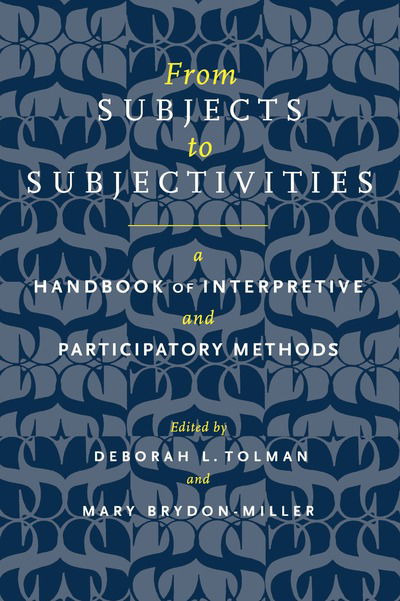 Cover for Walt Whitman · From Subjects to Subjectivities: A Handbook of Interpretive and Participatory Methods - Qualitative Studies in Religion (Hardcover bog) (2000)