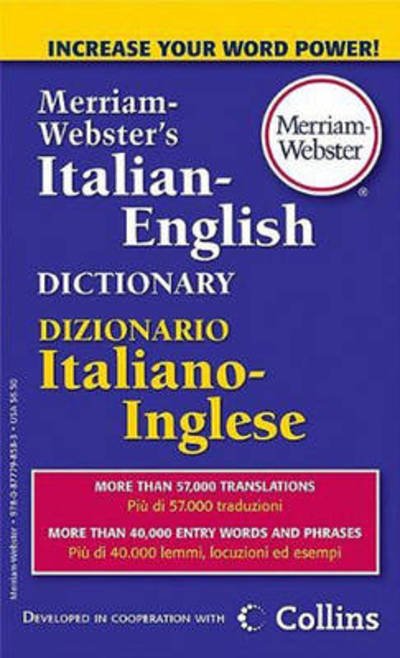 Cover for Merriam-webster · Merriam-webster's Italian-english Dictionary (Paperback Book) (2010)