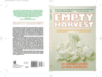 Cover for Jensen, Dr. Bernard (Dr. Bernard Jensen) · Empty Harvest: Understanding the Link Betwenn Food, Our Immunity and Our Planet (Paperback Book) [2 Revised edition] (1995)