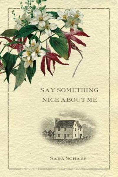 Cover for Sara Schaff · Say Something Nice About Me (Paperback Book) (2016)