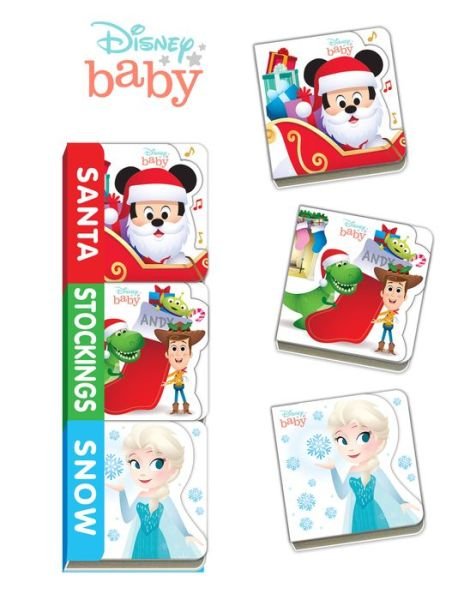 Cover for Disney Books · Disney Baby Santa, Stockings, Snow (Tavlebog) (2021)