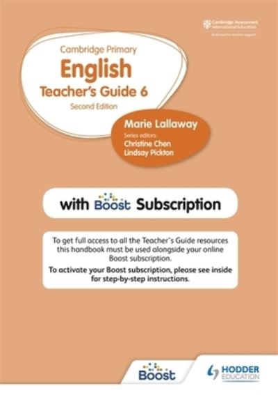 Cover for Sarah Snashall · Hodder Cambridge Primary English Teacher's Guide Stage 6 with Boost Subscription (Paperback Book) (2021)