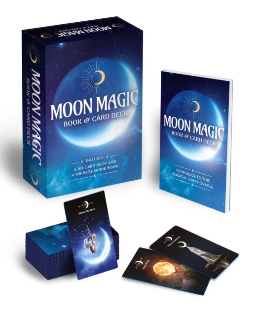 Moon Magic Book & Card Deck: Includes a 50-Card Deck and a 128-Page Guide Book - Arcturus Oracle Kits - Marie Bruce - Libros - Arcturus Publishing Ltd - 9781398805583 - 30 de septiembre de 2022