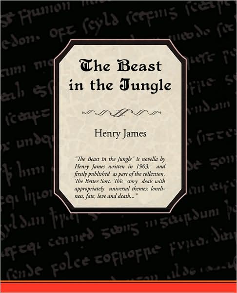 Cover for Henry James · The Beast in the Jungle (Paperback Book) (2009)