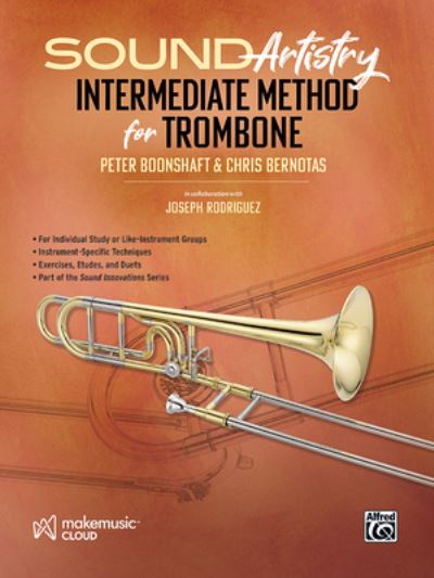 Cover for Peter Boonshaft · Sound Artistry Intermediate Method for Trombone (Bok) (2023)