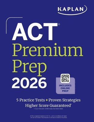 Cover for Kaplan Test Prep · ACT Premium Prep 2026 - Kaplan Test Prep (Taschenbuch) (2025)