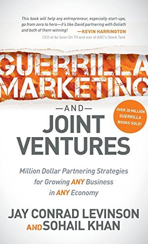 Cover for Jay Conrad Levinson · Guerrilla Marketing and Joint Ventures: Million Dollar Partnering Strategies for Growing ANY Business in ANY Economy (Hardcover bog) (2014)