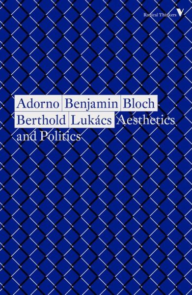 Cover for Bertolt Brecht · Aesthetics and Politics - Radical Thinkers (Paperback Bog) (2020)