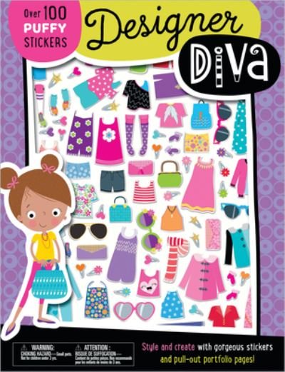 Cover for Ltd. Make Believe Ideas · Puffy Stickers Designer Diva (Paperback Book) (2020)