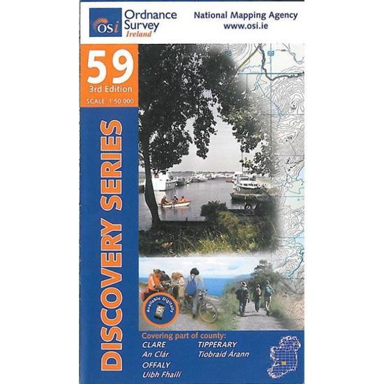 Cover for Ordnance Survey Ireland · Discovery Map 59 Clare &amp; Offaly (Kort) [3 Revised edition] (2011)