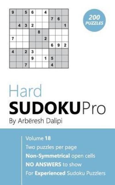 Cover for Arberesh Dalipi · Sudoku (Pocketbok) (2017)