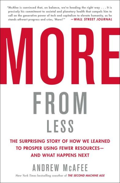 Cover for Andrew Mcafee · More from Less (Book) (2020)