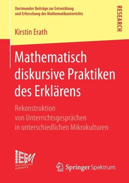 Cover for Erath · Mathematisch diskursive Praktiken (Book) (2016)