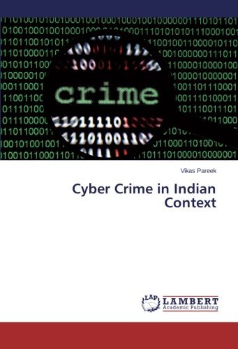 Cover for Vikas Pareek · Cyber Crime in Indian Context (Pocketbok) (2013)