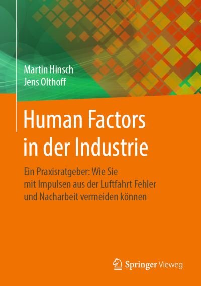 Cover for Hinsch · Human Factors in der Industrie (Bok) (2019)