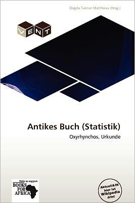 Cover for Dagda Tanner Mattheus · Antikes Buch (Statistik) (Book) (2012)