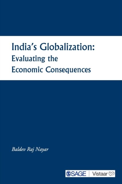 Cover for Baldev Raj Nayar · India's Globalization (Paperback Book) (2007)